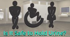 Is It Dangerous to Hold Your Urine? Picture of animated shadow pictures trying to hold their urine.
