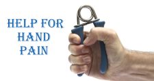 Healthier Hands. Picture of a caucasian hand squeezing a piece of equipment to strengthen hands.