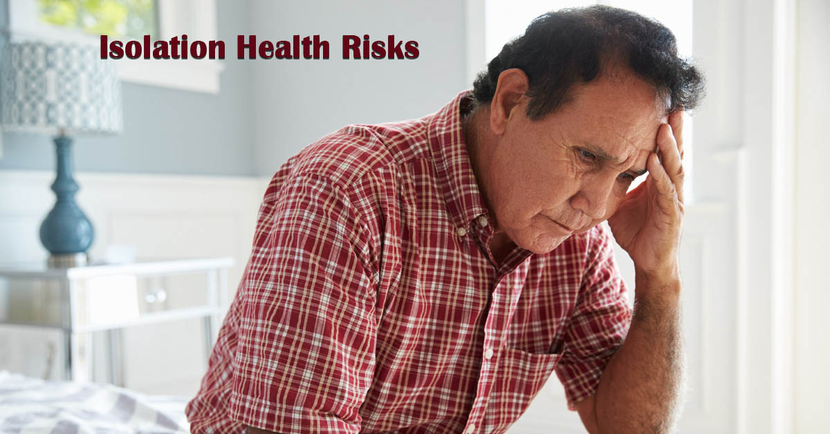 Social Isolation and Health Risks in Seniors. Picture of a hispanic male looking depressed or deep in thought.